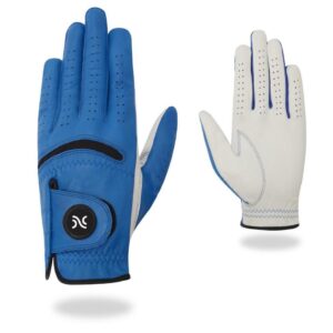 elite blue golf glove